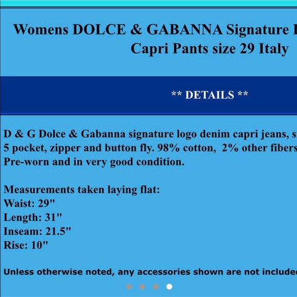 Dolce & Gabbana monogram Capri - cute af just don’t fit me rite ;( - Picture 4 of 4